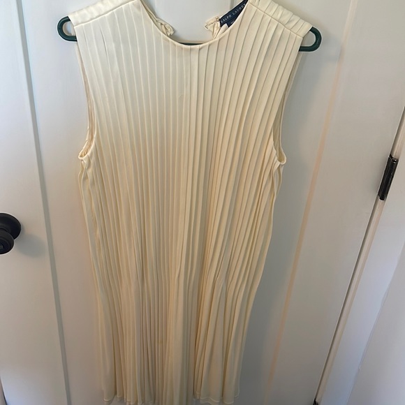Ralph Lauren Dresses & Skirts - Ralph Lauren Cream Pleated Dress